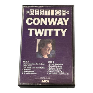 Best Of Conway Twitty (1988) Cassette Tape - Country Western Music Compilation